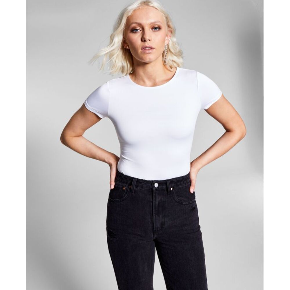 And Now This Now This Womens Crewneck Bodysuit